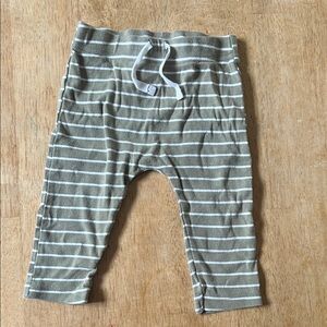 Carter's Olive and White Striped Baby Pants